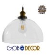 GLOBOSTAR® WICKHAM 01171 Vintage Κρεμαστό Φωτιστικό Οροφής με Ντουί 1 x E27 AC 220-240V IP20 - Πολύχρωμο - Μ30 x Π30 x Y25cm